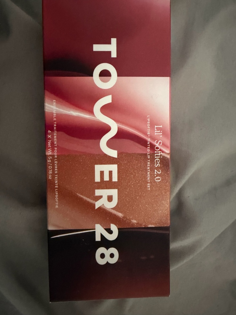 Tower 28 Lip Tint Quartet - Pink, Coral, Rose, Brown Shades
